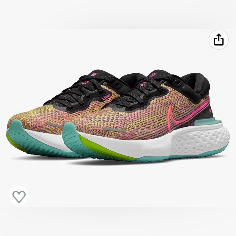 NWB Nike Women ZoomX Invincible Run Flyknit Running  Sneakers Shoes 6.5